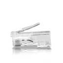 Conector RJ45 para Cable UTP RJ45-CAT6 de 8 Pines hasta 1000Mbps