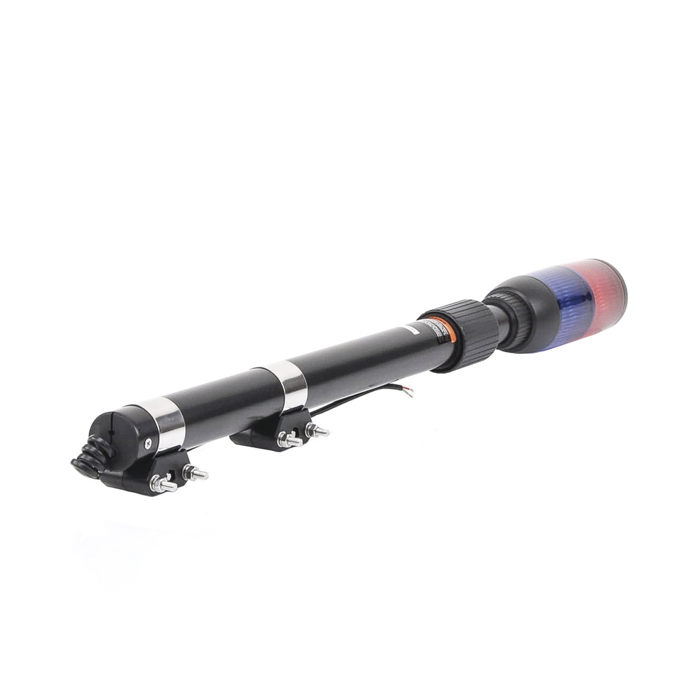 Luz Telescópica Ultra Brillante para Motocicleta Epcom Color Rojo/Azul