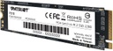 Unidad SSD Patriot P310 NVMe 480GB PCI Express 3.0 M.2