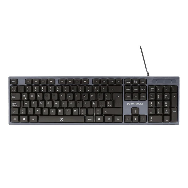 Teclado Mouse y Audífonos 3.5mm Perfect Choice Azul