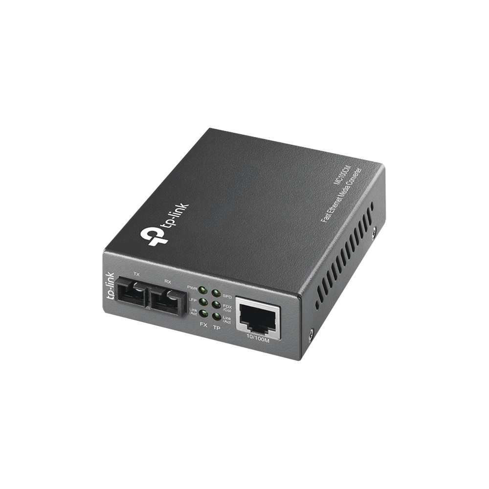 Convertidor De Medios TP-Link MC100CM 2000 Metros 100BASE-FX 1 Puerto Fibra Multimodo