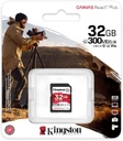 Memoria Flash Kingston Canvas React Plus 32GB SD UHS-II Clase 10