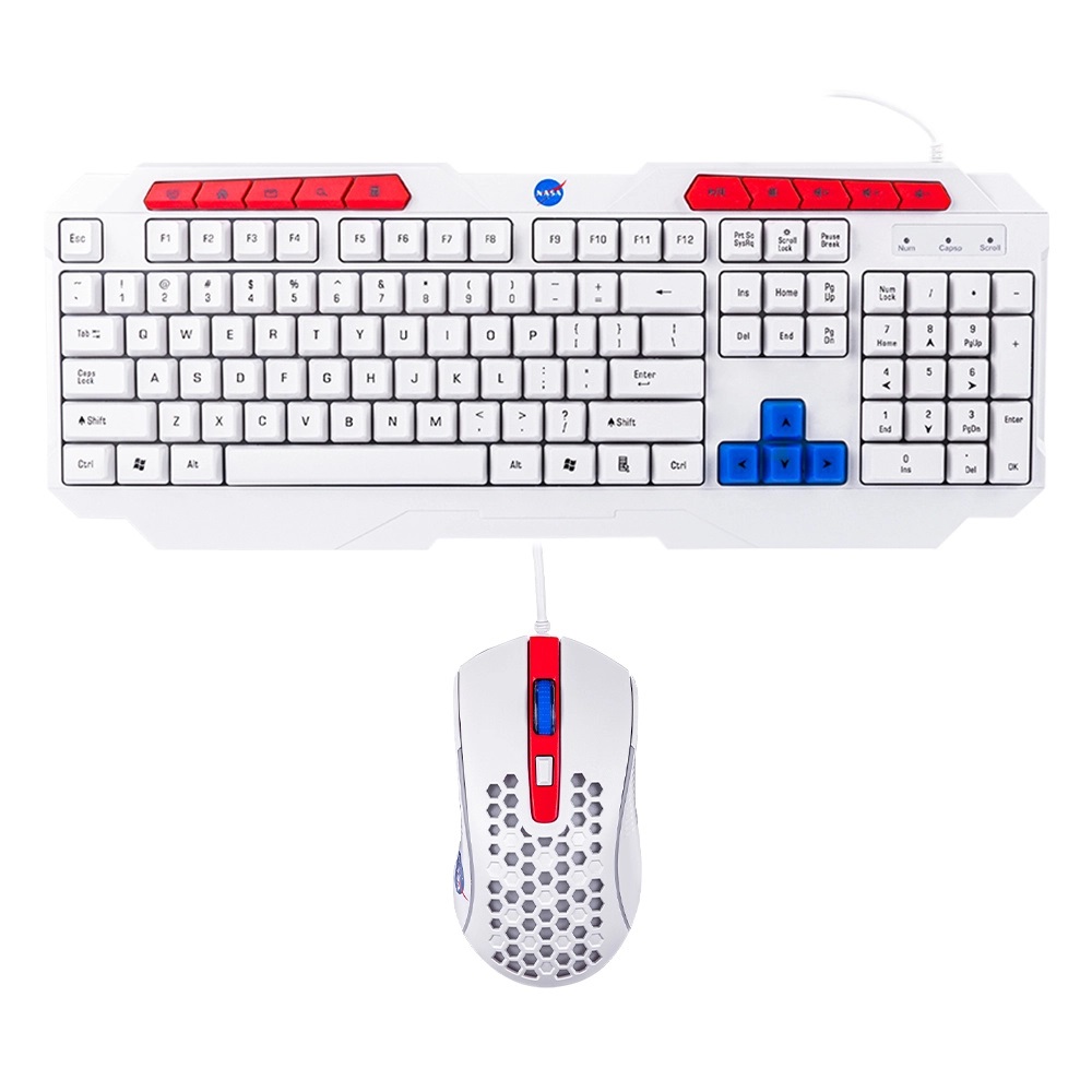 Kit De Teclado Y Mouse TechZone NS-GC02 Alámbrico USB Inglés