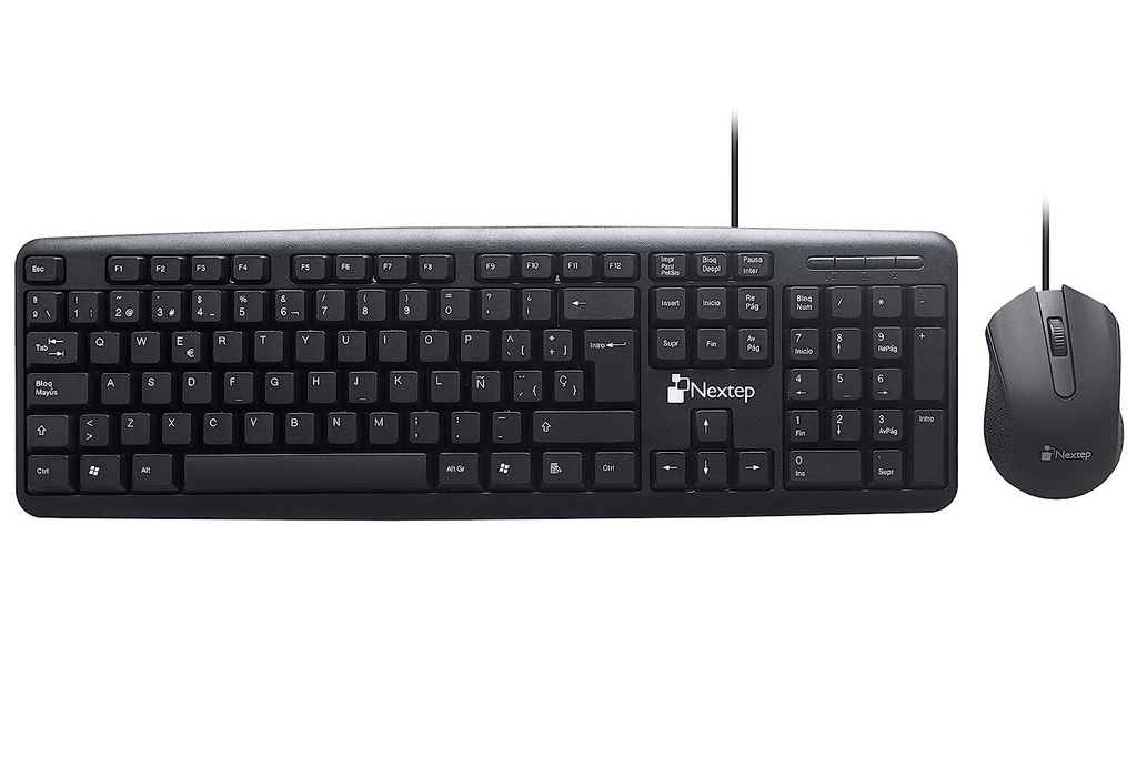 Kit de Teclado y Mouse Nextep NE-416 Alámbrico USB Español