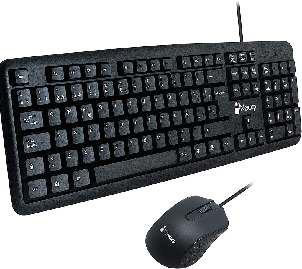 Kit de Teclado y Mouse Nextep NE-416 Alámbrico USB Español