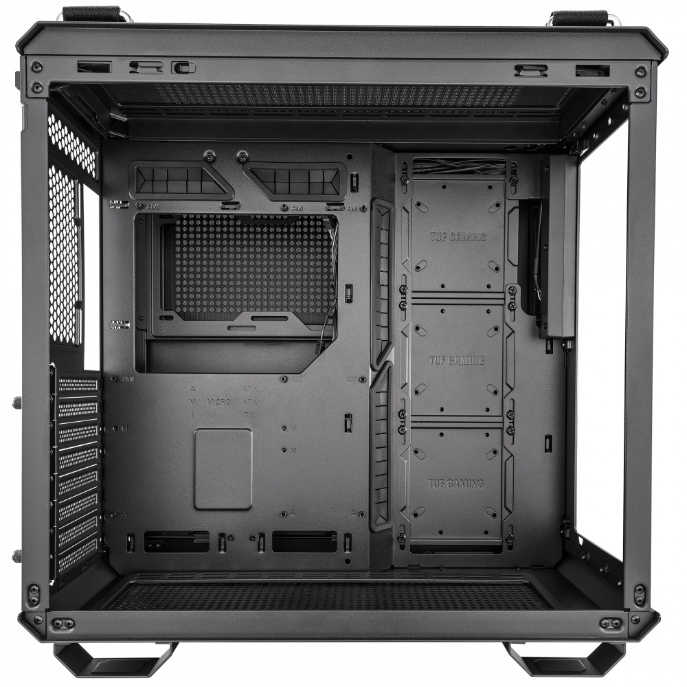 Gabinete ASUS TUF Gaming GT502 Con Ventana Midi-Tower ATX/Micro-ATX/Mini-ITX USB 3.2 Sin Fuente/Ventiladores Instalados