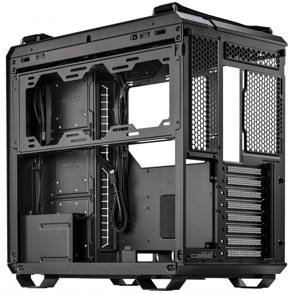 Gabinete ASUS TUF Gaming GT502 Con Ventana Midi-Tower ATX/Micro-ATX/Mini-ITX USB 3.2 Sin Fuente/Ventiladores Instalados
