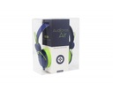 Audífonos con Micrófono Naceb Air Alámbrico 1.2 Metros 3.5mm Azul/Verde