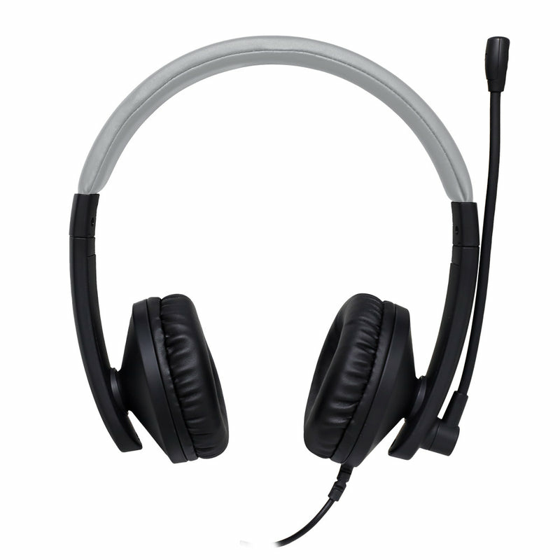 Audífonos con Micrófono Loudy Perfect Choice Alámbrico USB Negro/Gris
