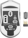 Mouse Gamer Cooler Master Óptico MM712 Alámbrico/Inalámbrico USB 19.000DPI