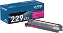 Tóner Brother TN229XXLM Color Magenta Rinde 4000 Páginas