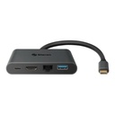 Docking Station Steren USB-5290 USB C - 1x USB C 3.0 1x USB A 3.0 1x RJ-45 1x HDMI