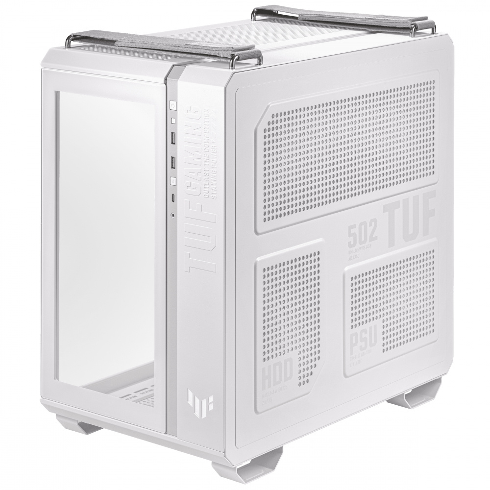 Gabinete ASUS TUF Gaming GT502 Con Ventana Midi-Tower ATX/Micro-ATX/Mini-ITX USB 3.2 Sin Fuente Ventiladores Instalados