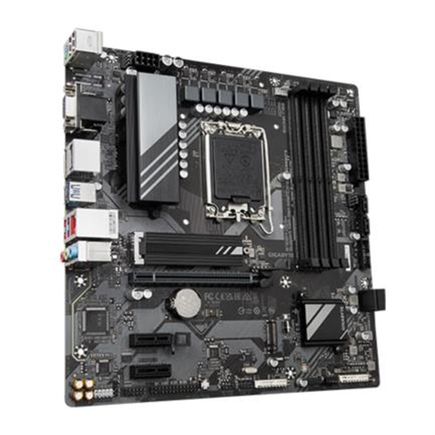 Tarjeta madre gigabyte b760m ds3h socket 1700 12a/13a 4*ddr5 m.2 dp hdmi micro atx