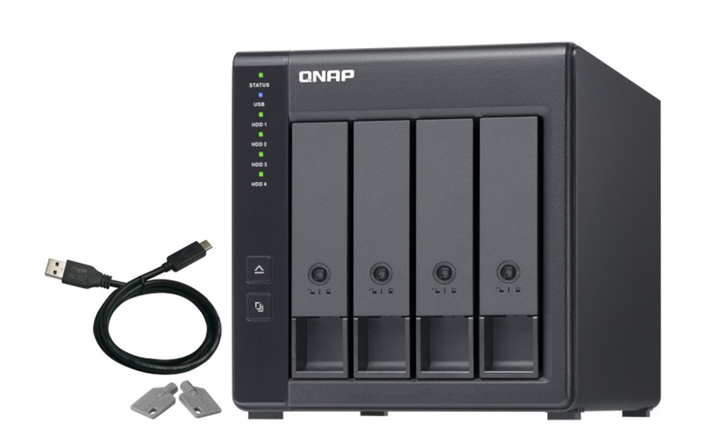 Caja de Expansión De Almacenamiento NAS QNAP TR-004 De 4 Bahías SATA II