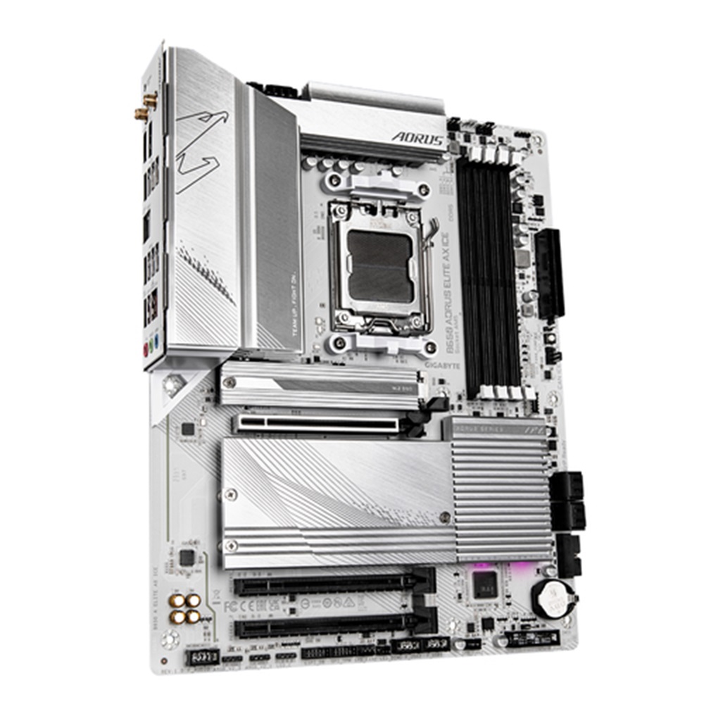Tarjeta Madre Gigabyte B650 AORUS ELITE AX ICE AMD Enchufe AM5 AMD Ryzen 7 192 GB DDR5-SDRAM