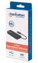 Hub USB Manhattan USB C 3.2 Macho - 4x USB 3.2 Hembra 5000 Mbit/s