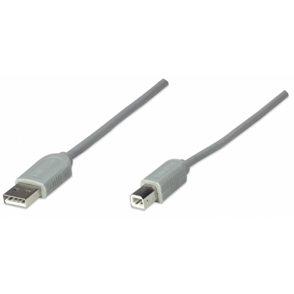 Cable USB Manhattan 341028 USB Tipo A Macho - USB Tipo B Macho 4.5 Metros