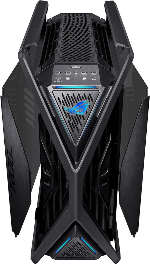 Gabinete ASUS ROG Hyperion GR701 BTF Edition con Ventana ARGB Tower EATX/ATX/Micro-ATX/Mini-ITX USB 4.0/3.2 sin Fuente 4 Ventiladores PWM Instalados