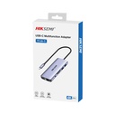 Docking Station Hiksemi USB C - 1x HDMI 2x USB 2.0 2x USB 3.0 VGA SD RJ-45