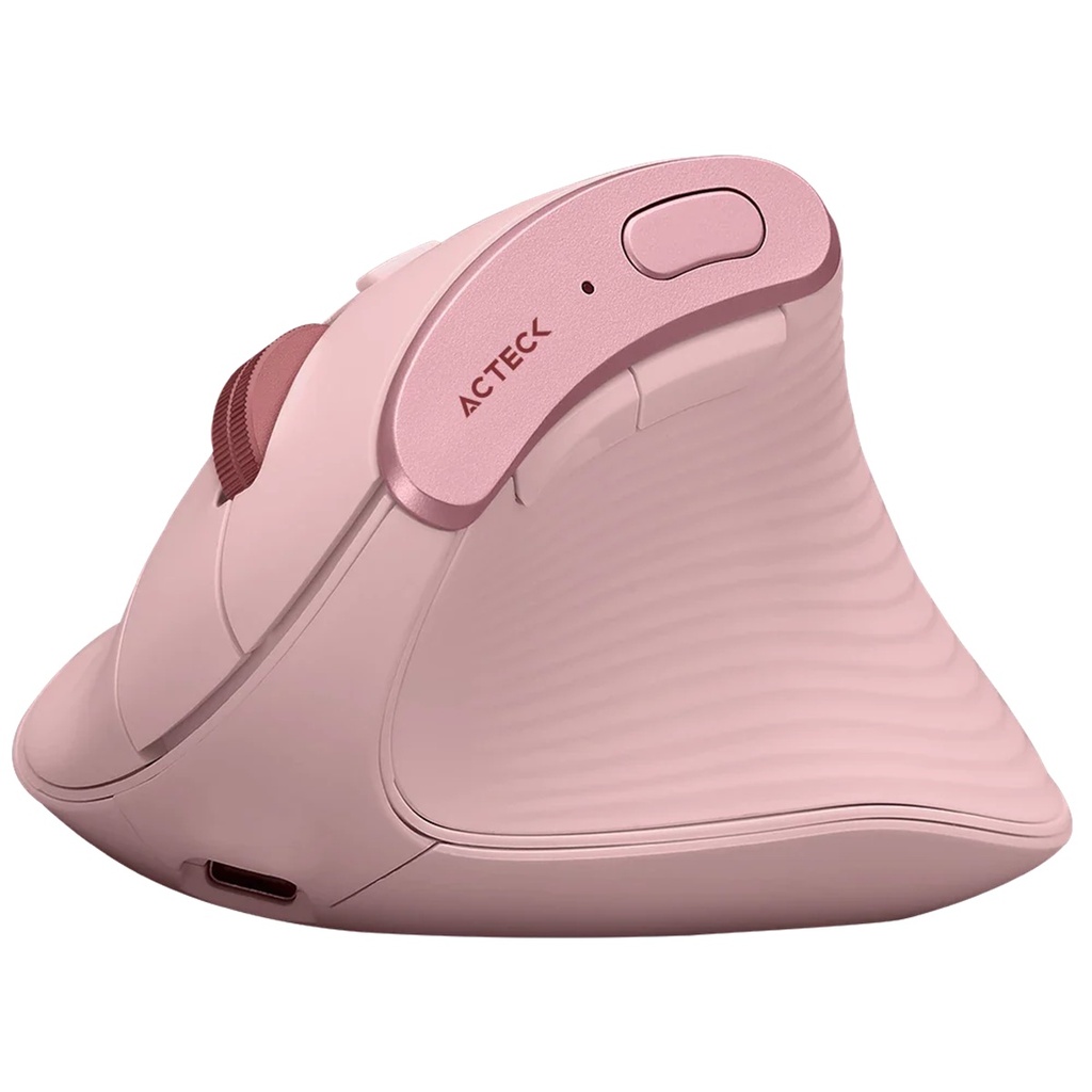 Mouse Vertical Ergonomico Acteck AC-939638 Virtuos Fitt Pro MI770 Inalambrico Dual