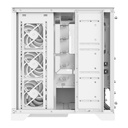 Gabinete xpg invaderxmt, mid-tower, c/ventana, rgb, ventiladores 5x120mm, color blanco
