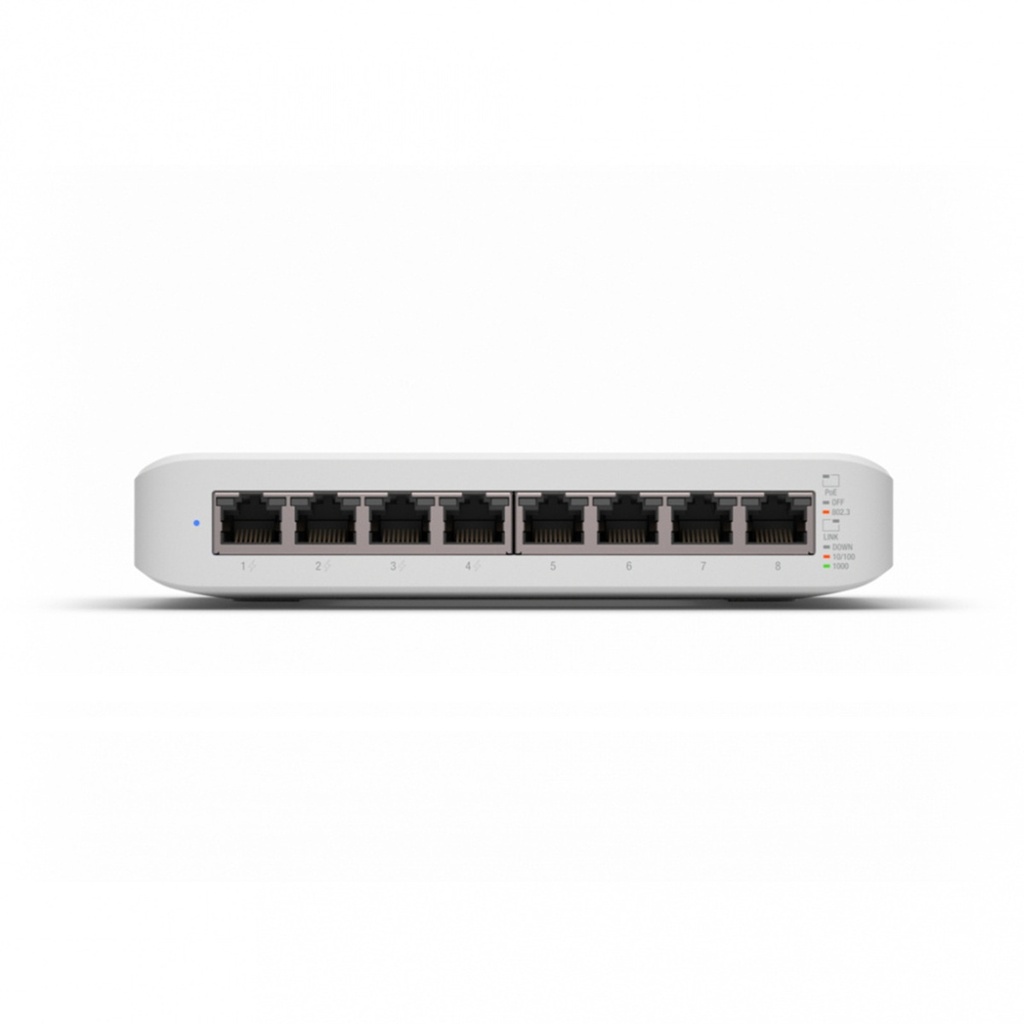 Switch Ubiquiti Networks Gigabit Ethernet UniFi Lite 8 8 Puertos 10/100/1000 (4x PoE+) 8Gbit/s Administrable