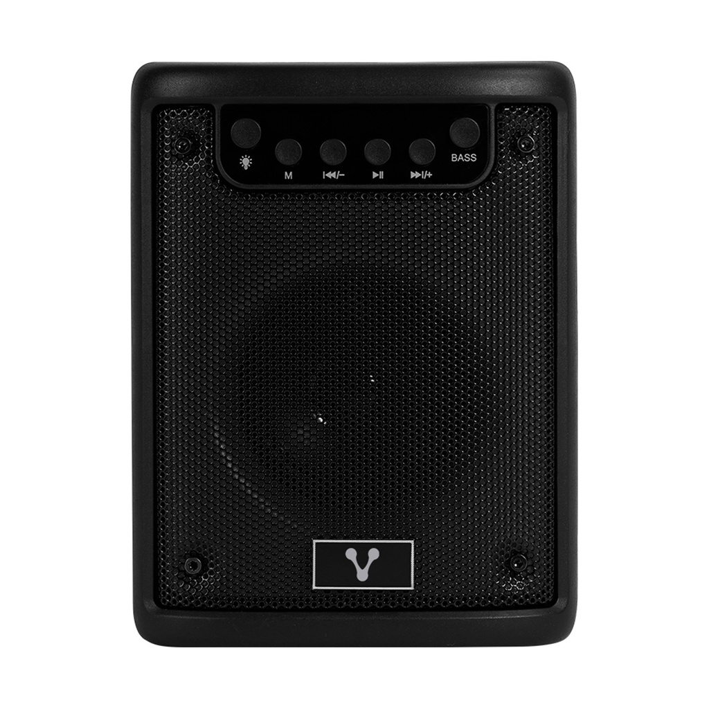 Mini Bafle Vorago Karaoke Speaker 180 10W Iluminación RGB Bluetooth USB