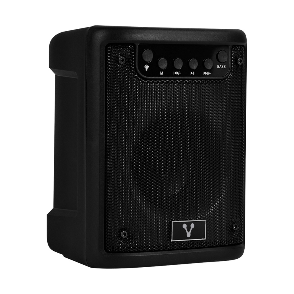 Mini Bafle Vorago Karaoke Speaker 180 10W Iluminación RGB Bluetooth USB
