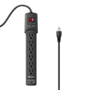 Multicontacto Steren 905-3005 6 Salidas Verticales 2x USB