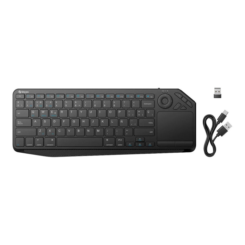 Teclado Steren COM-688NE Mini RF Inalámbrico Bluetooth