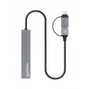 Docking Station Manhattan 181006 USB A 3.1 - USB A 3.1 5 Gbit/s