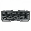 Teclado Gamer Manhattan 180610 RGB Alámbrico Con Base Para Celular