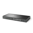 Switch TP-Link Gigabit Ethernet Omada L2+ 16 Puertos 10/100/1000Mbps + 2 Puertos SFP 120 Gbit/s 16.000 Entradas Administrable 