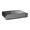 Gabinete Para Convertidores De Medios TP-Link MC1400 Para Montaje En Rack 2U 14 Bahías