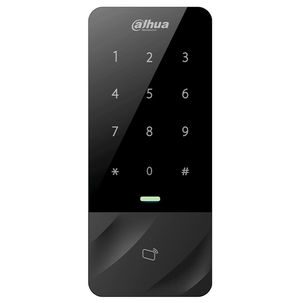 Control De Acceso Independiente Dahua DHI-ASI1201E Con Teclado Táctil Lector De Tarjetas 30,000 Usuarios 60,000 Registros