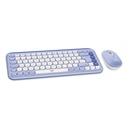 Kit de Teclado y Mouse Logitech POP Icon Combo Inalámbrico Bluetooth Español
