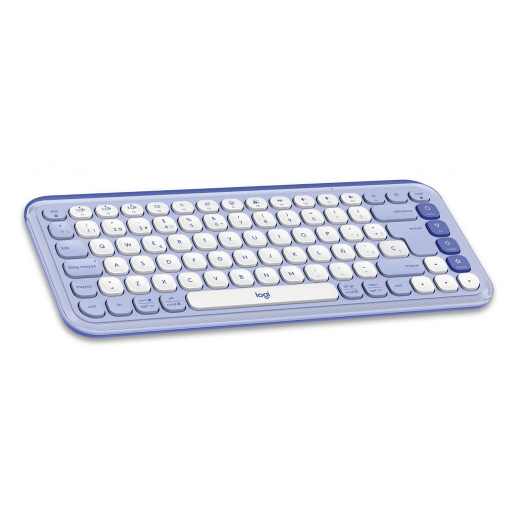 Kit de Teclado y Mouse Logitech POP Icon Combo Inalámbrico Bluetooth Español