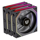 Kit 3 Ventiladores Balam Rush EOLOX LINK-R EXL95R Legend Series 120mm ARGB 800-1800 RPM 47.2 CFM