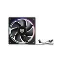 Ventilador Balam Rush Eolox Bora-R EXB85R 120mm 600-1600 RPM 7 Aspas (Inversas) ARGB 3 Pin