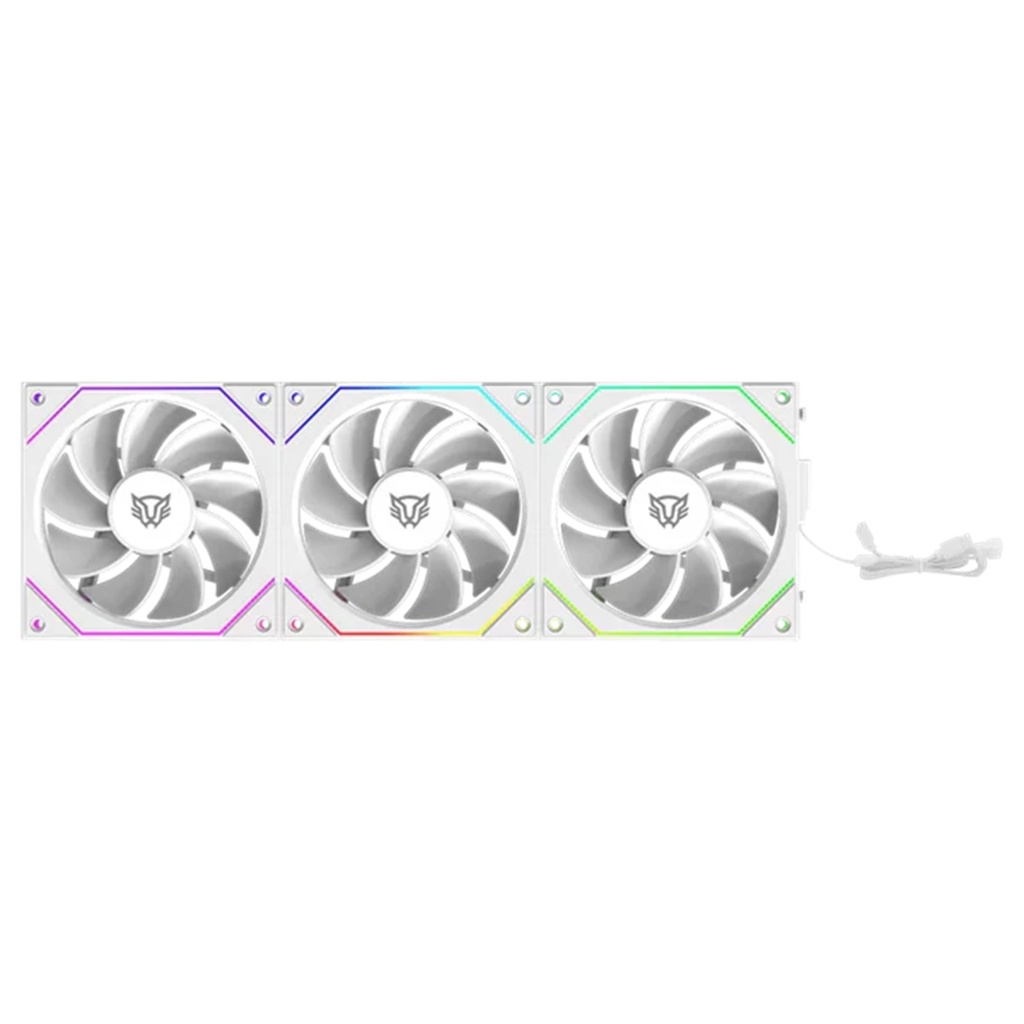 Kit 3 Ventiladores Balam Rush EOLOX BORA EXB85 120mm Azender Series ARGB 600-1800 RPM 48 CFM