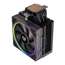 Enfriamiento de Aire Balam Rush Heliux Pro HEX65 Display Digital Disipador Simple ARGB TDP 240W