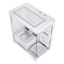 Gabinete Balam Rush Tank Perform 3600 Mini-Tower Micro-ATX/Mini-ITX USB 2.0/3.0 sin Fuente 4 Ventiladores Instalados