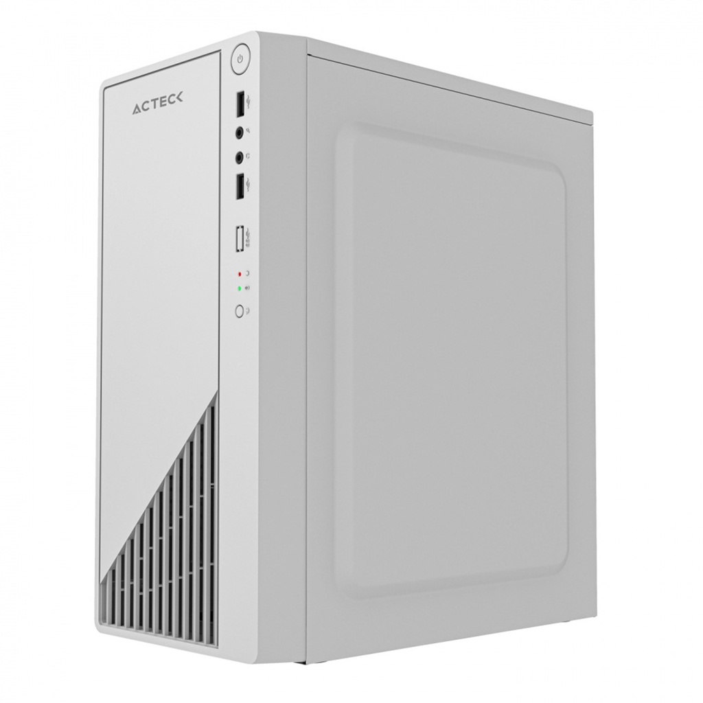 Gabinete Acteck Kioto GC220F Mini-Tower Micro-ATX/Mini-ITX USB 2.0 Fuente 500W sin Ventiladores Instalados