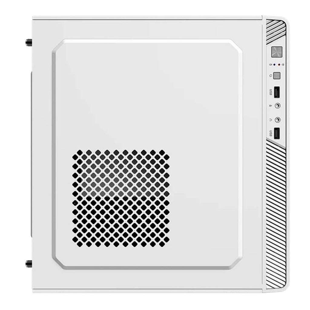 Gabinete Micro Torre Performance II GI215F Soporte Para Ventiladores Puertos USB y Audio