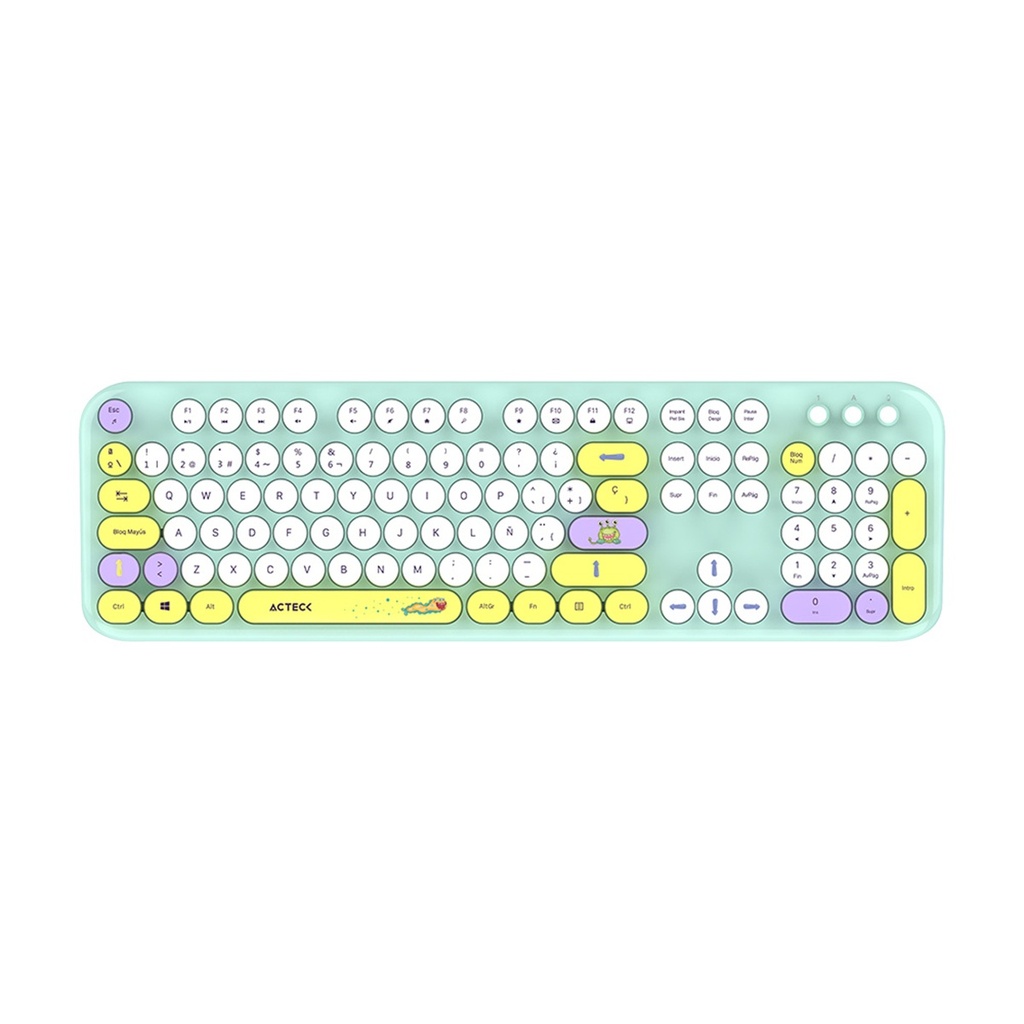 Kit de Teclado y Mouse Acteck Creator Chic K- Colors MK485 RF Inalámbrico Español