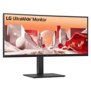 Monitor QHD IPS Curvo LG 34" 3440x1440 USB C RJ45 100 Hz Altavoces y Soporte Ajustable