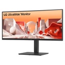 Monitor QHD IPS Curvo LG 34" 3440x1440 USB C RJ45 100 Hz Altavoces y Soporte Ajustable