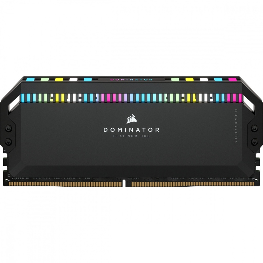 Kit Memoria RAM Corsair Dominator Platinum RGB DDR5, 5200MHz, 64GB 2x 32GB CL40 XMP 