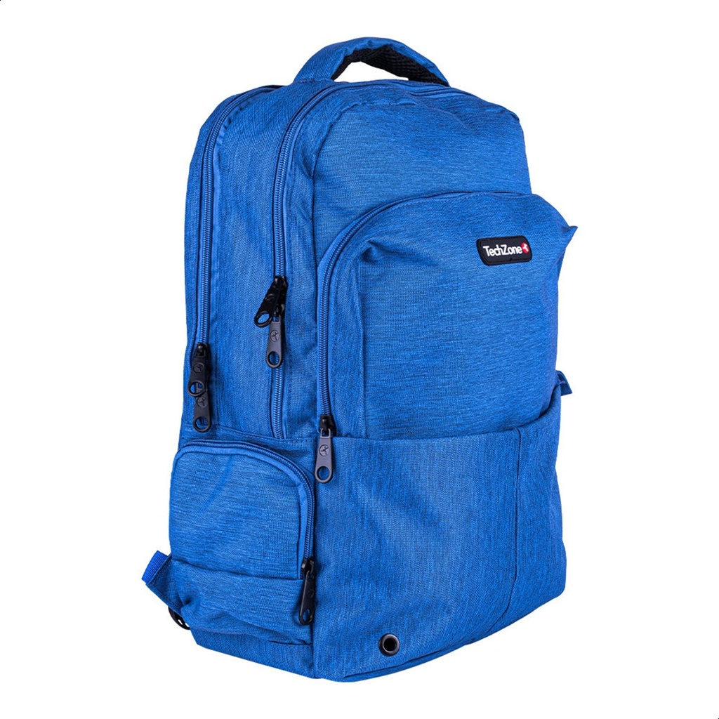 Mochila Para Laptop 15.6" TechZone TZ21LBP10 Courage de Nylon/Poliéster 